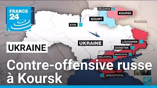 Contreoffensive russe à Koursk  Moscou dit avoir repris 10 localités aux Ukrainiens [upl. by Amerak122]