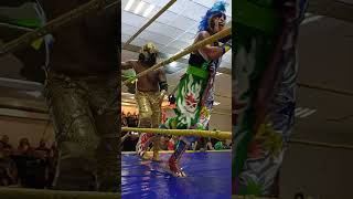 Producciones Jall Lucha Libre PSYCHO CLOWN VS DMT AZUL [upl. by Arised]