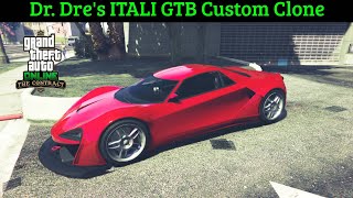 Dr Dres Progen ITALI GTB Custom Build  From the New Dr Dre Agency Heist  Details  GTA 5 Online [upl. by Aratal]