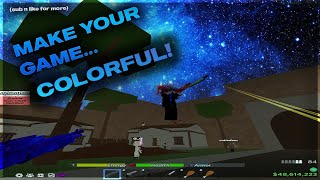 THE BEST WAY TO MAKE YOUR GAME COLORFUL  Da Hood Tutorial [upl. by Sproul98]