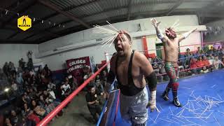 Pagano y Aero Boy vs Ciclope y Miedo Extremo Vanguardia BMLL y Luchando Libre  Tulancingo Hidalgo [upl. by Neillij]