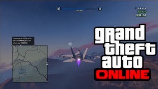 GTA 5  Avoir lAvion de Chasse dans le Mode Multijoueurs  Online  Tuto [upl. by Flieger]