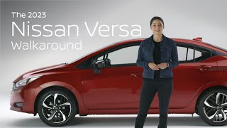 2023 Nissan Versa Sedan Walkaround amp Review [upl. by Eignav]