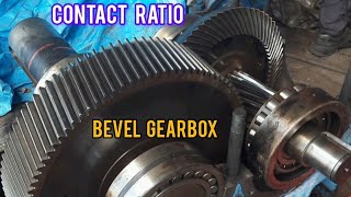 Bevel helical gearbox contact ratio checking [upl. by Merrili]