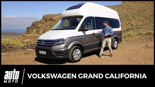 Volkswagen Grand California 2019  essai du nouveau campingcar Volkswagen [upl. by Kere]