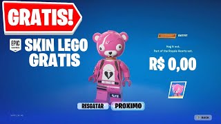 SKINS DE LEGO GRÁTIS RESGATE AGORA 3 SKINS DE LEGO GRÁTIS NO FORTNITE COMO PEGAR A NOVA SKIN LEGO [upl. by Cyb]