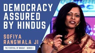 “If Hindus Become a Minority Say Goodbye to Indias Democracy”  Dr Sofiya Rangwala ji [upl. by Kiryt464]