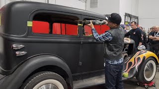 Best way to chop a 1930’s sedan roof — fast easy minimal cuts 👏🏼 [upl. by Eseyt]