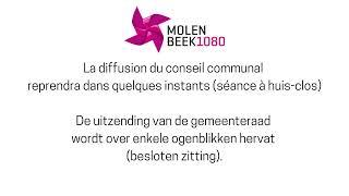 Conseil communal Molenbeek 24012024 Live Streaming van de gemeenteraad [upl. by Haleigh]