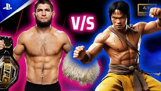 Khabib Nurmagomedov Takes On Tony Jaa In EPIC UFC 5 Battle [upl. by Ynohtnanhoj]