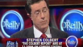 Stephen Colbert on The OReilly Factor [upl. by Matlick430]