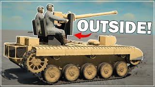 I Built A TANK DESTROYER With An OUTSIDE GUN CREW In The NEW SPROCKET UPDATE [upl. by Nomelihp141]