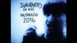 Ignorantes en Vivo Valparaíso 2016 [upl. by Enyt]