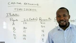 AFM Advanced Capital Budgeting Capital Rationing [upl. by Australia]