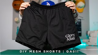 How to Sew Mesh Shorts for Beginners  GA011 [upl. by Asela370]