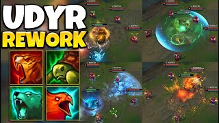 2022 Udyr Rework VGU Worlds First Gameplay  League of Legends [upl. by Legir]