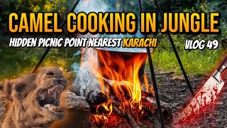 Hiddden Picnic Point Near Karachi  Jungle Mai Cooking  Bhambore  Vlog 49  adjustgroup [upl. by Marx]