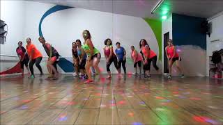 ECHAME LA CULPA  Luis Fonsi ft Demi Lovato  Baila en casa con Euge  Fitness dance [upl. by Byron]