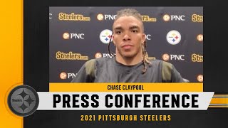 Steelers Press Conference Jan 1 Chase Claypool  Pittsburgh Steelers [upl. by Ricker]