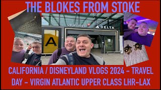 California Vlogs ’24  Travel Day  Virgin Upper LHR to LAX [upl. by Elyod751]