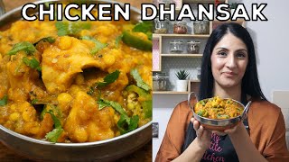 Chicken Dhansak At Home  Chicken And Chana Dhal Curry [upl. by Lon]