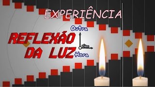 Experiência de Física  Reflexão Da Luz  Espelho Plano COM EXPLICAÇÃO [upl. by Nilre]