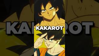 Whyd Goku tell Broly to call him KAKAROT [upl. by Kelley]