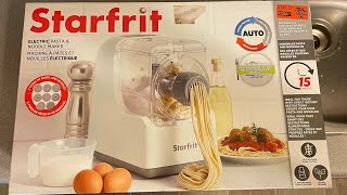 Starfrit Electric PastaNoodle Maker Full DemoReview [upl. by Atsyrc]