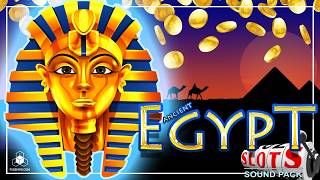 ANCIENT EGYPT SLOT GAME  Sound Effects Library  Egyptian Themed sounds Music for casino Preview [upl. by Ihsir]