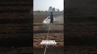 Herbicide 🌿 Spray  Potato  Day15  Farmers Window  agriculture farming machine kisan [upl. by Ikila]