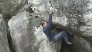 Fontainebleau bouldering  Big Boss 7c [upl. by Anairt961]