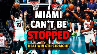 Miami Heat Survive RED HOT Hornets For 6th Straight Win  JIMMY BUTLER BAM ADEBAYO JAIME JAQUEZ JR [upl. by Pellikka]