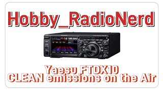 HAM Radio Yaesu FTDX10 SSB Mic Audio TX Audio settings for low 3rd Order Intermodulation Distortion [upl. by Enidanreb]