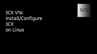 3CX V16 InstallConfigure 3CX on Linux [upl. by Wally234]