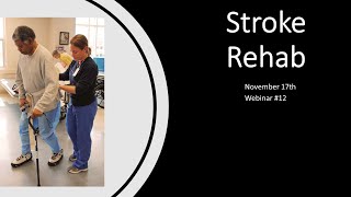 Exosomes Webinar 12 Stroke Rehab [upl. by Ydolem]