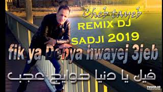 remix by dj sadji avec cheb tayeb fik ya denya 2019 [upl. by Yeltsew]