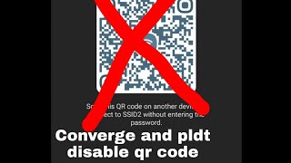 How to disable qr code in your wifi TAGALOG block qr code wifi pldt [upl. by Etem]