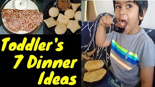 7 Dinner Ideas for Toddlers 2 age  Kids Dinner Ideas in Tamil  Takkunu Oru Dish [upl. by Welker]