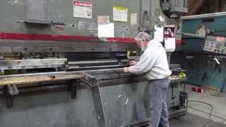 Cincinnati Press Brake Operation [upl. by Yelkao]