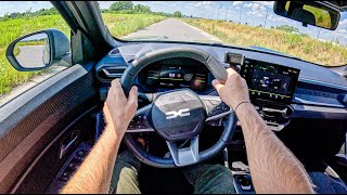 NEW Dacia Duster 16 Hybrid 140 hp 0100 POV Test Drive 2209 Joe Black [upl. by Aehsan]