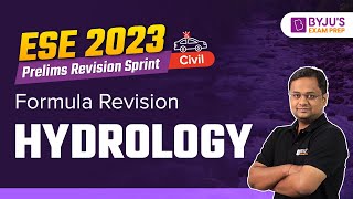 UPSC ESE 2023 Exam  Hydrology in Civil Engineering CE  Hydrology Formula Revision  BYJUS GATE [upl. by Sturrock]