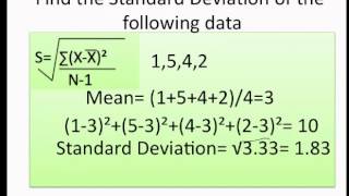 How to find the Range Variance and standard deviation [upl. by Enrev]