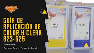 TUTORIAL  Aplicación de Color y Clear 923625 de Glasurit glasurit clearcoat [upl. by Gelman]