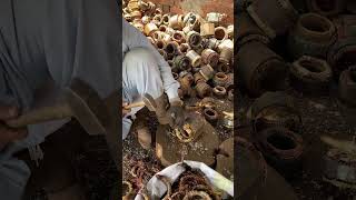 Copper Recycling Handmade Process skills making viralshorts [upl. by Ahselrak343]