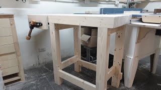 Workbench Storage Cabinet ➲ DIY WoodWorking For Aug16 [upl. by Navlys]