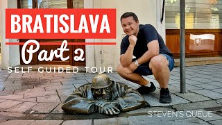 Bratislava DIY Walking Tour  Part 2  Slovakia VLOG  ENG 4K [upl. by Romanas]