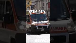 Sirena Ambulanza Ambulanza ARES 118 Lazio in Sirena  Ambulance Responding with Lights amp Siren [upl. by Lawford]