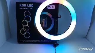 Ring Light RGB LED MJ33 [upl. by Zeph]