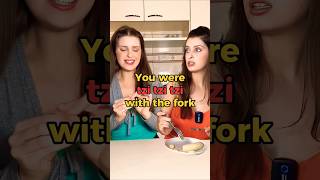 Scraping the plate english englishteacher learnenglish funny comedy [upl. by Atis34]