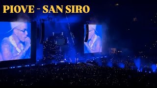 PIOVE  LIVE SAN SIRO  CONCERTO SFERA EBBASTA [upl. by Dloreg]